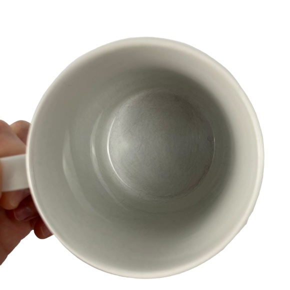 1990s Mary Engelbreit Humorous Coffee Mug "Lives: Get One" Checkerboard Handle - Picture 7 of 7